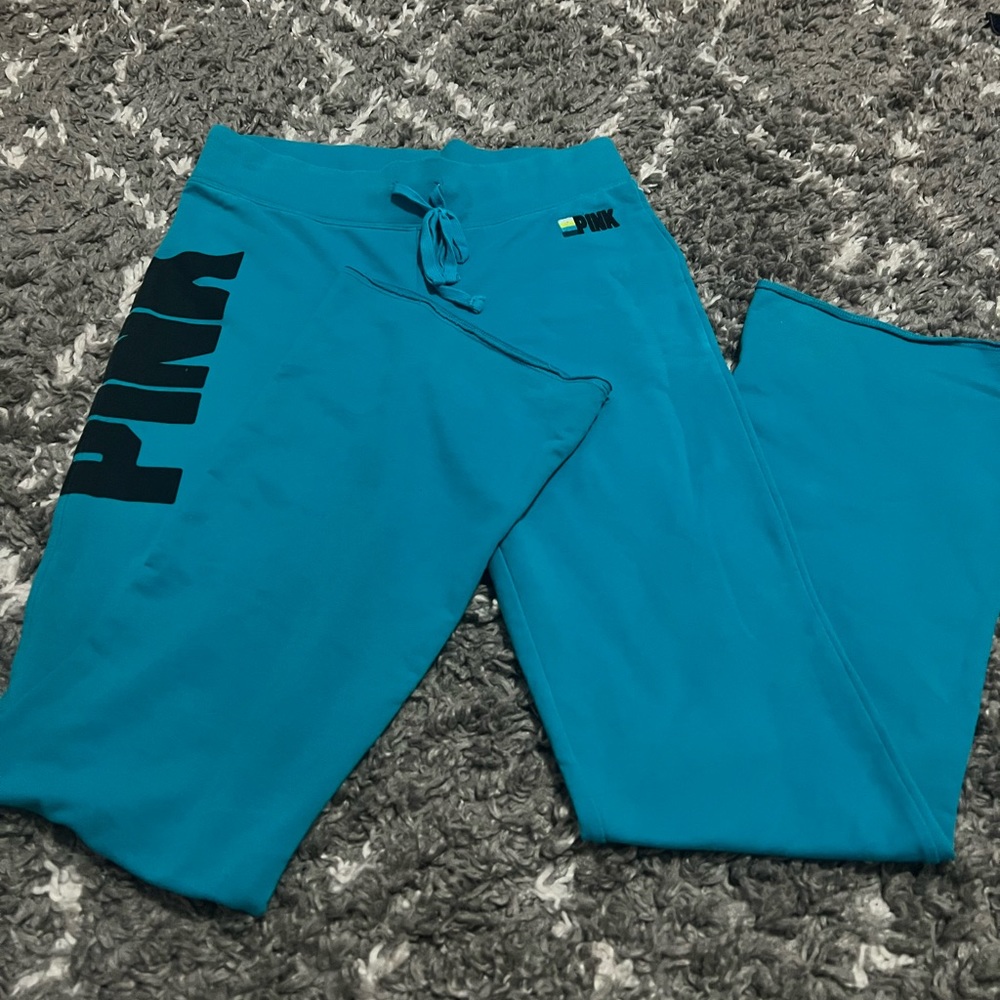 Pink Sweatpants Size Medium Wide bottoms